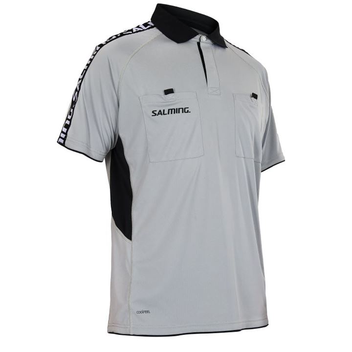 Camisa Polo Salming Referee Polo Hombre Gris | C01BQXkq