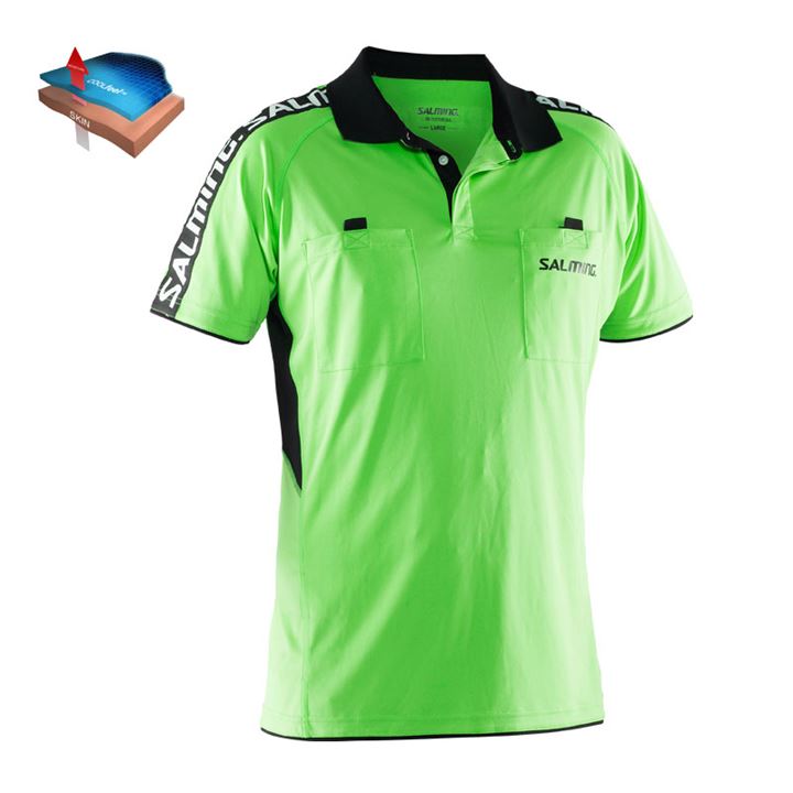 Camisa Polo Salming Referee Polo Hombre Verde | M4s04toW