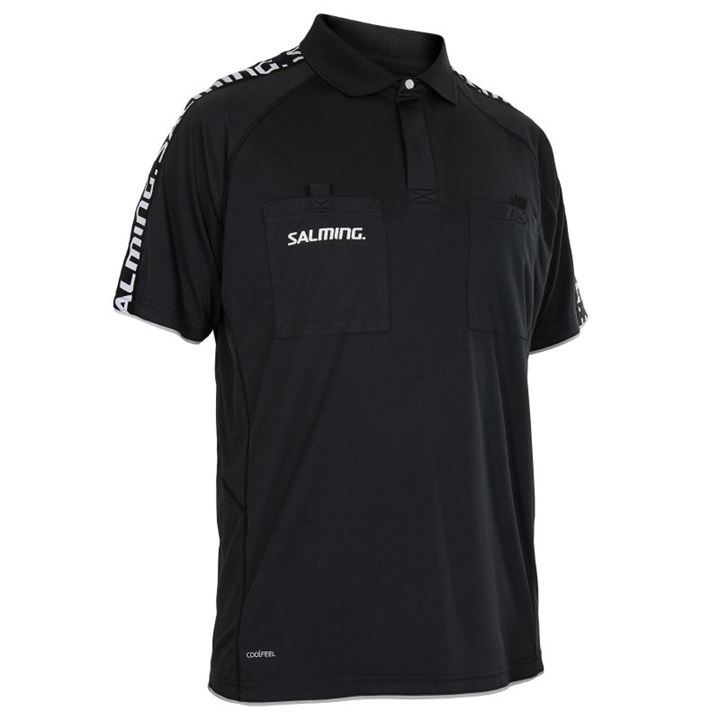 Camisa Polo Salming Referee Polo Hombre Negras | gkkm1cNo