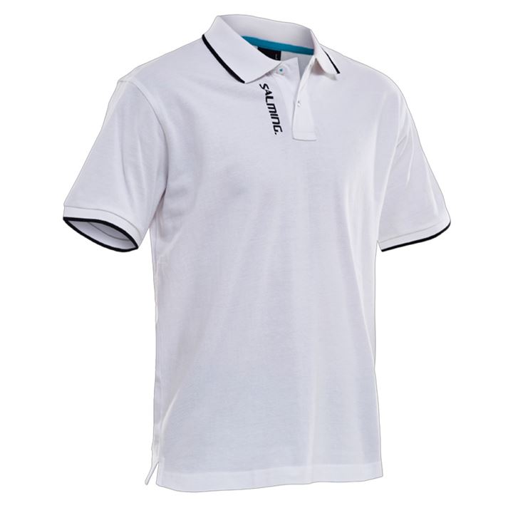 Camisa Polo Salming Team Polo Hombre Blancas | WP6y4cpe