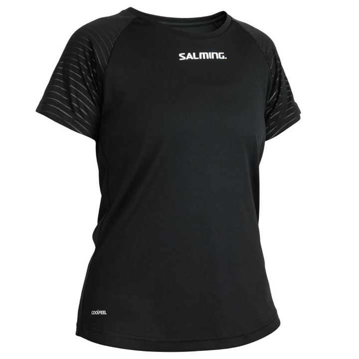 Camiseta Salming Diamond Game Tee Mujer Negras | TCw0Jgim