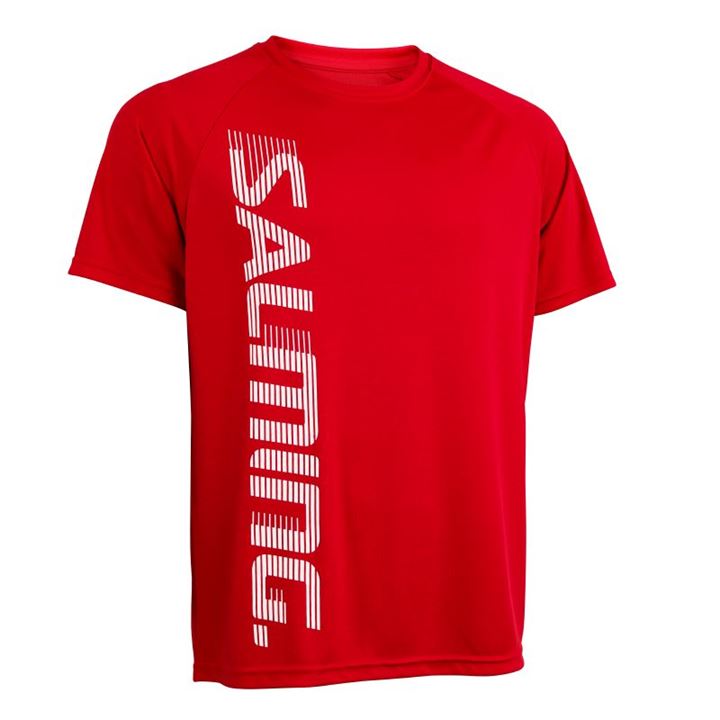 Camiseta Salming Entrenamiento Tee 2.0 Hombre Rojas | BRKxHCMH