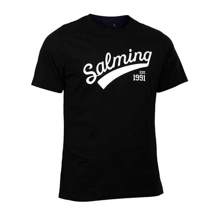 Camiseta Salming Logo Tee Hombre Negras | h7YPHrHW