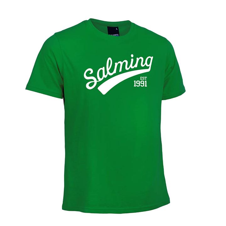 Camiseta Salming Logo Tee Mujer Verde | BUDKYsY8