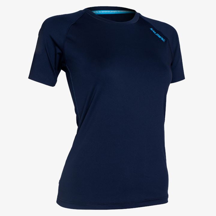 Camiseta Salming Sandviken Tee Mujer Azules Oscuro | 6szqH5tA