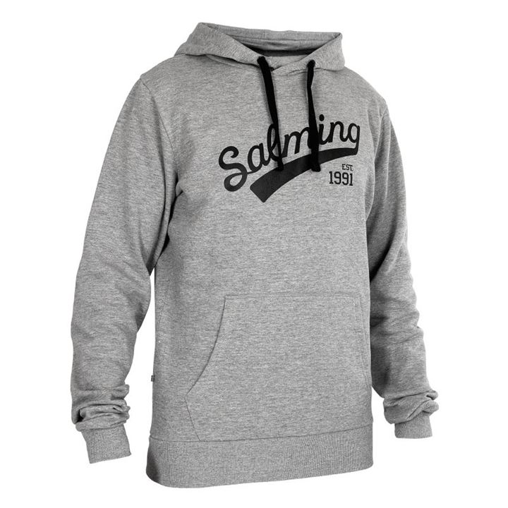 Sudadera Con Capucha Salming Logo Hood Hombre Gris | Lrj1SDP3