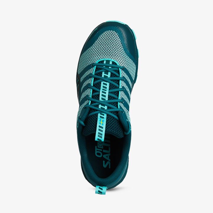 Zapatillas Running Salming OT Comp Shoe Mujer Verde Oscuro Azules Claro | TcjYy78k