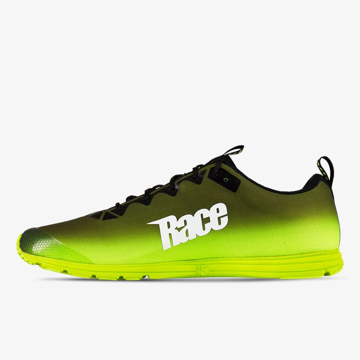 Zapatillas Running Salming Race 7 Shoe Hombre Negras Amarillo | 67Gh0kb2