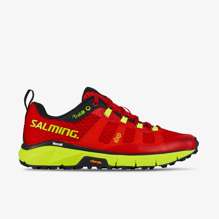 Zapatillas Running Salming Trail 5 Shoe Mujer Rojas Amarillo | IKTw1bG1