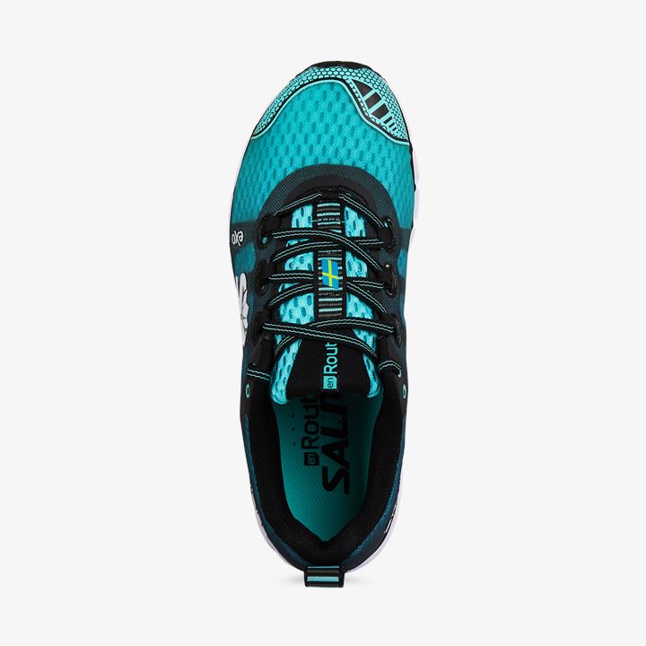 Zapatillas Running Salming enRoute 2 Shoe Mujer Azules Negras | 2yIDVsmi