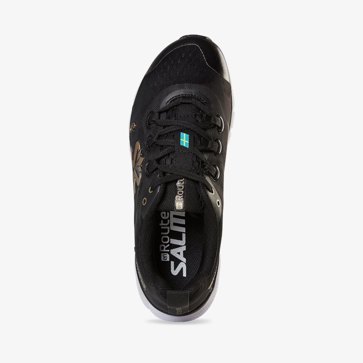 Zapatillas Running Salming enRoute 2 Shoe Mujer Negras Blancas | w32Xo0xs