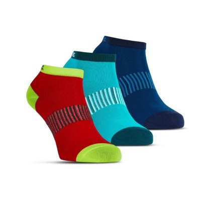 Calcetines Salming Performance Ankle Sock 3p Hombre Rojas Azules | XoYiZINN