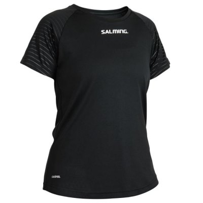 Camiseta Salming Diamond Game Tee Mujer Negras | mBYf1QGC