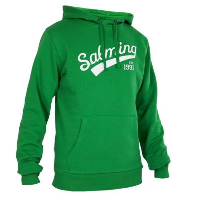 Sudadera Con Capucha Salming Logo Hood Hombre Verde | x7PhN4WE