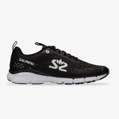 Zapatillas Running Salming enRoute 3 Shoe Mujer Negras Blancas | lkYqj26D